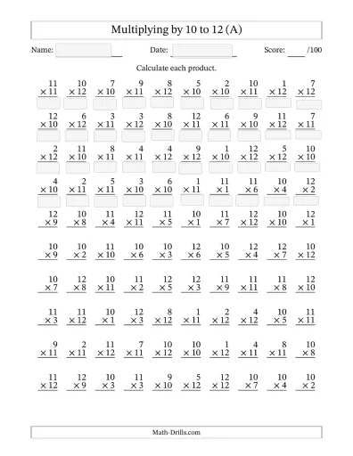 4th Grade Mathematics worksheets – Edform