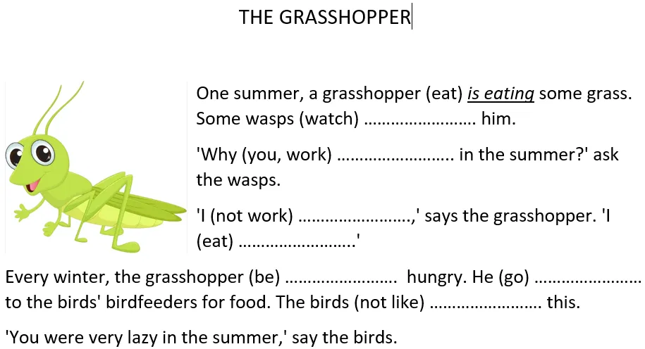 The Grasshopper And The Ant Worksheets FOLKTALES FABLES Sequencing
