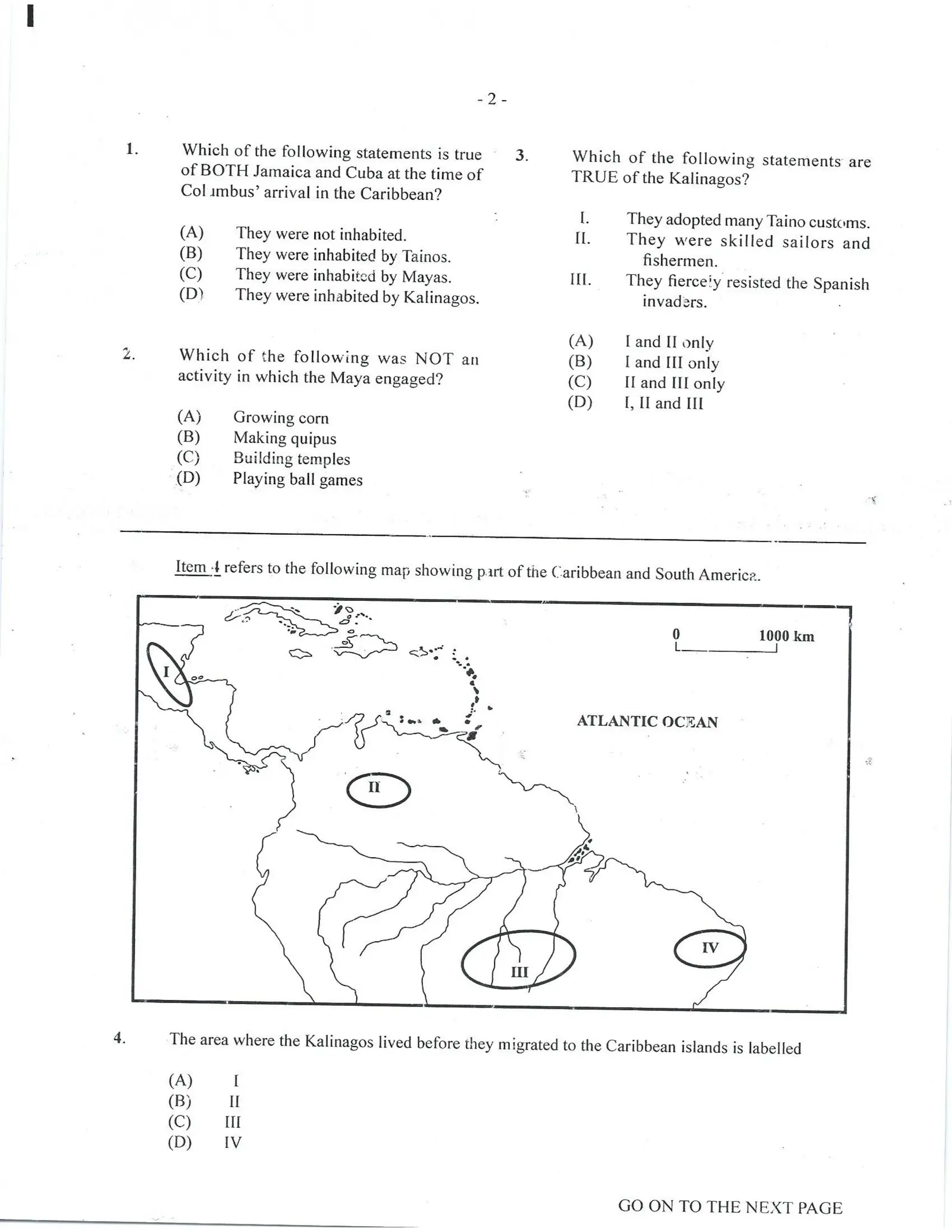 Caribbean History P1 June 2017 Interactive Worksheet – Edform