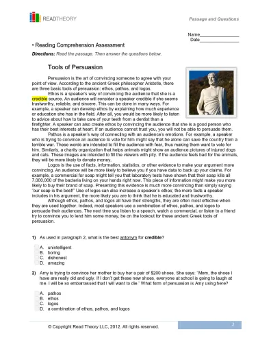 Rear Theory: Tool of Persuasion Interactive Worksheet – Edform