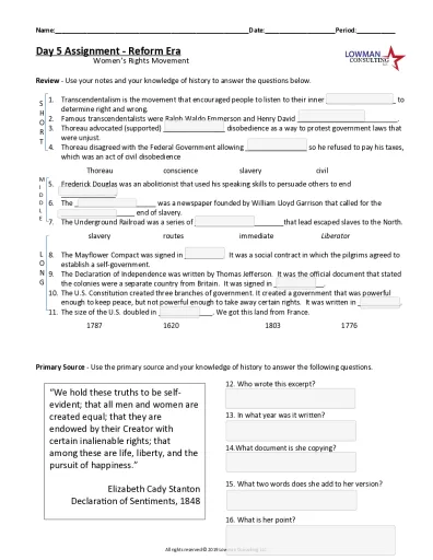 8th Grade Social Studies worksheets – Edform