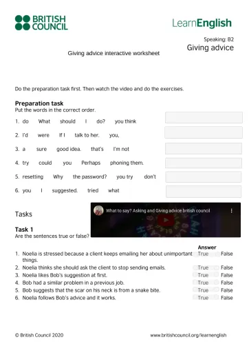 9th Grade English worksheets – Edform