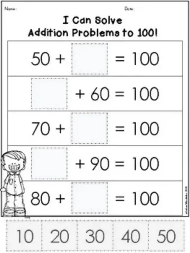 10 More 10 Less Worksheet (1) Interactive Worksheet – Edform