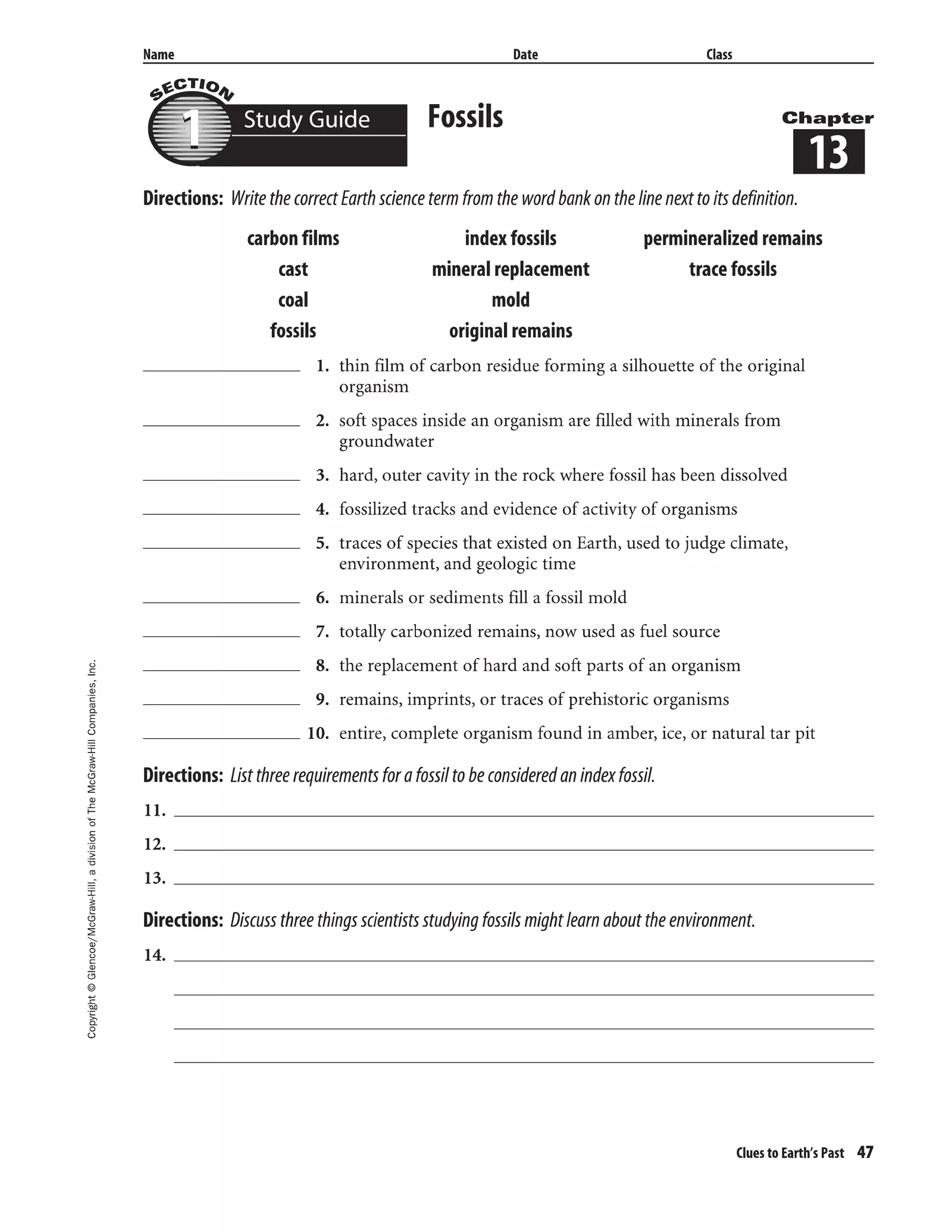Earth Science Study Note Unit 1 Interactive Worksheet – Edform