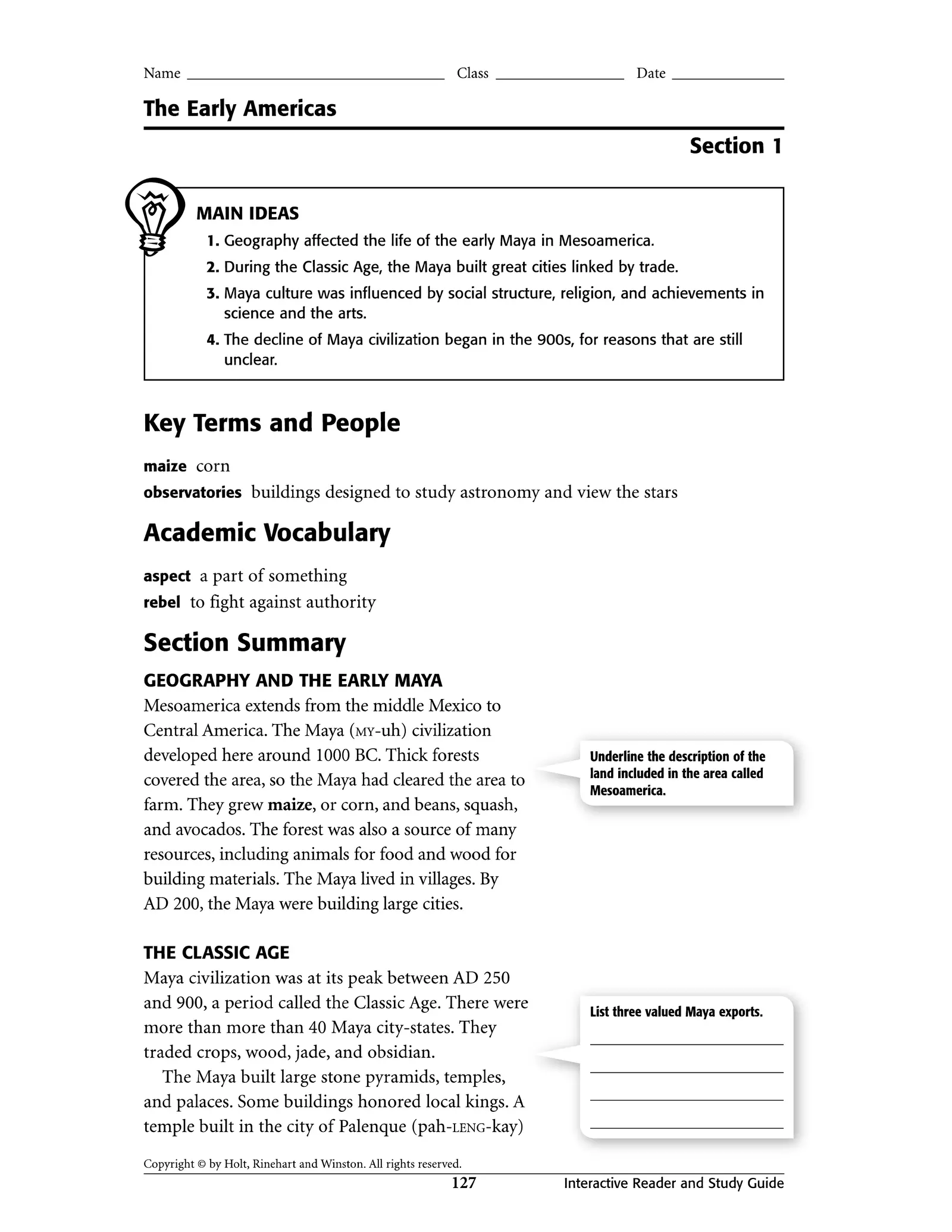 Unit 15 - Ancient Civilization - Study note Interactive ...