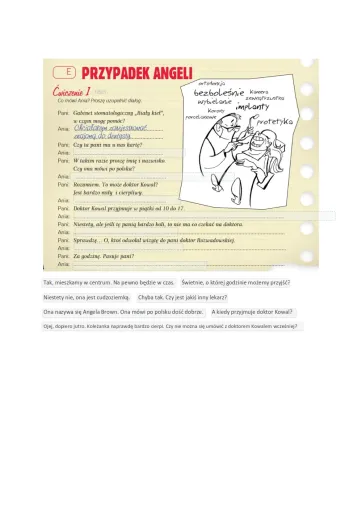 Interactive worksheet L15  Przypadek Angeli (2 slajdy)