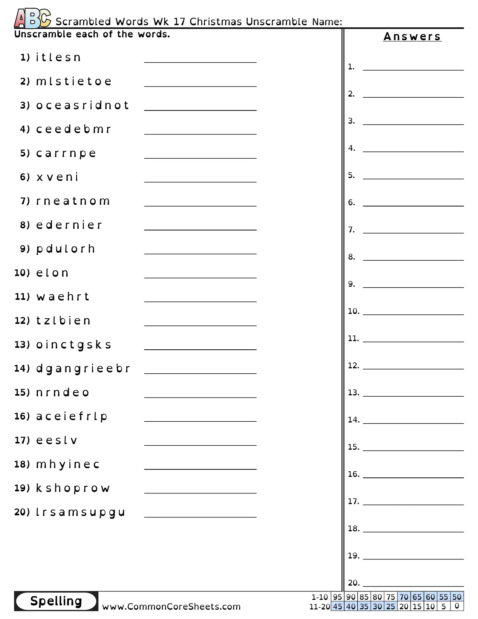 E X P L O R E Unscramble 41 - feg1vkf