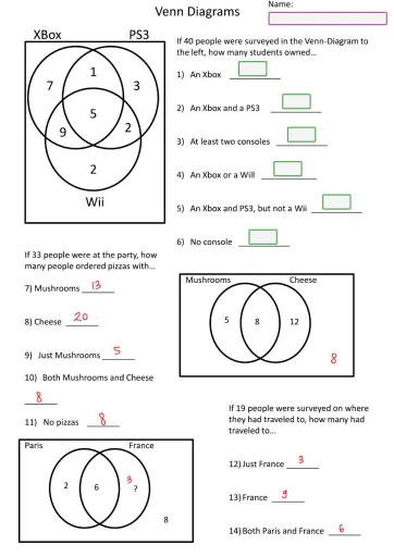 Practice for students Grade 9 - SETS Theory Interactive ...
