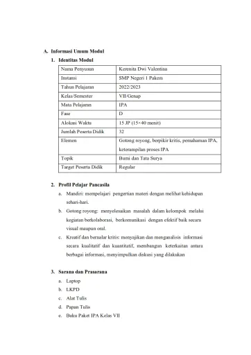Modul Ajar Akhir Interactive Worksheet Edform