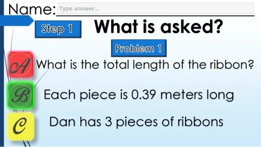 Interactive worksheet What is ASKED