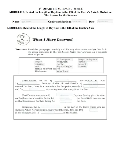 Interactive worksheet 4Q  WEEK 5 MODULE 5 EDFORM