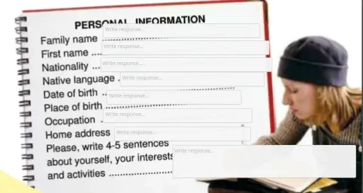 Application form Interactive Worksheet – Edform
