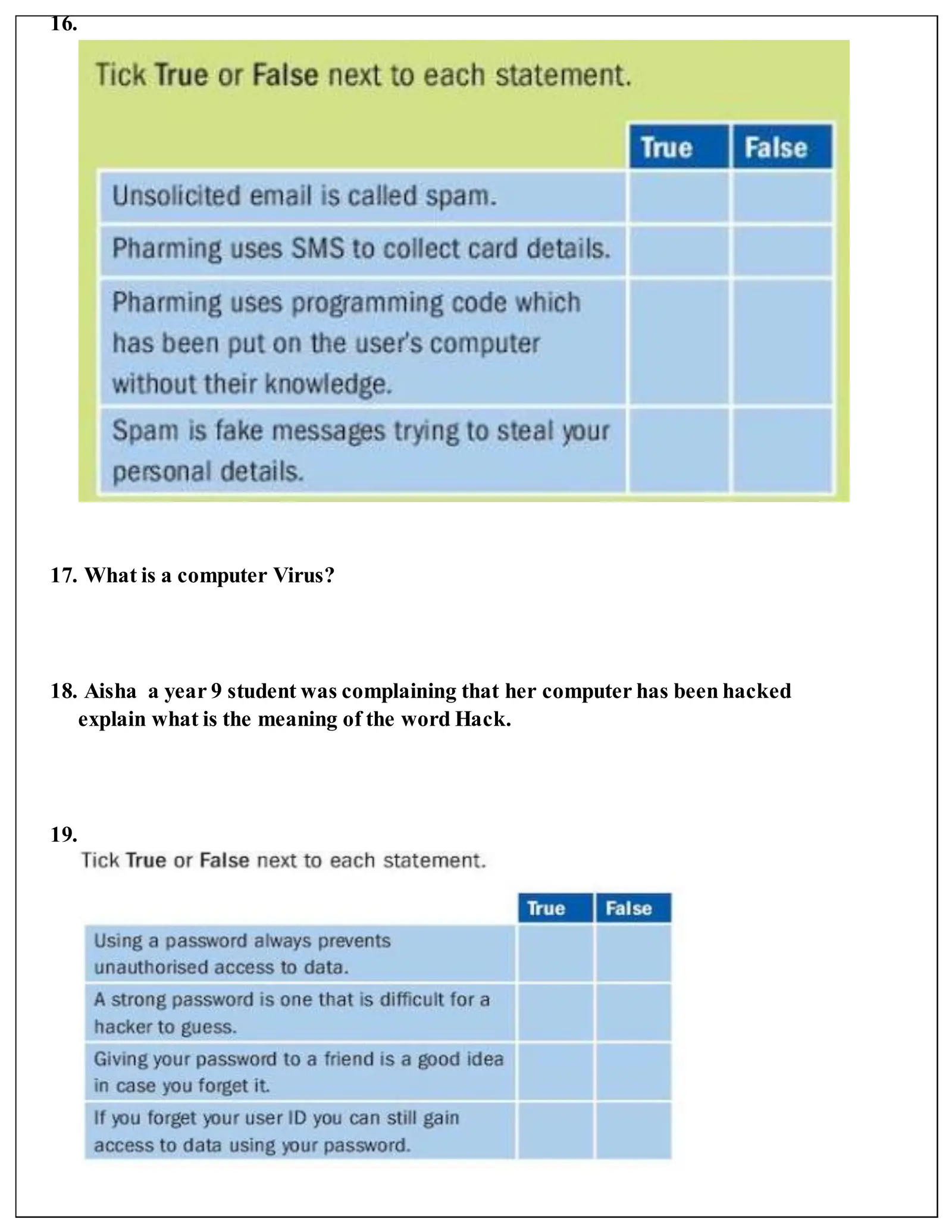 Worksheet Image