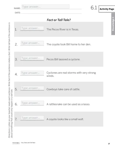 Knowledge 6.1 Interactive Worksheet – Edform