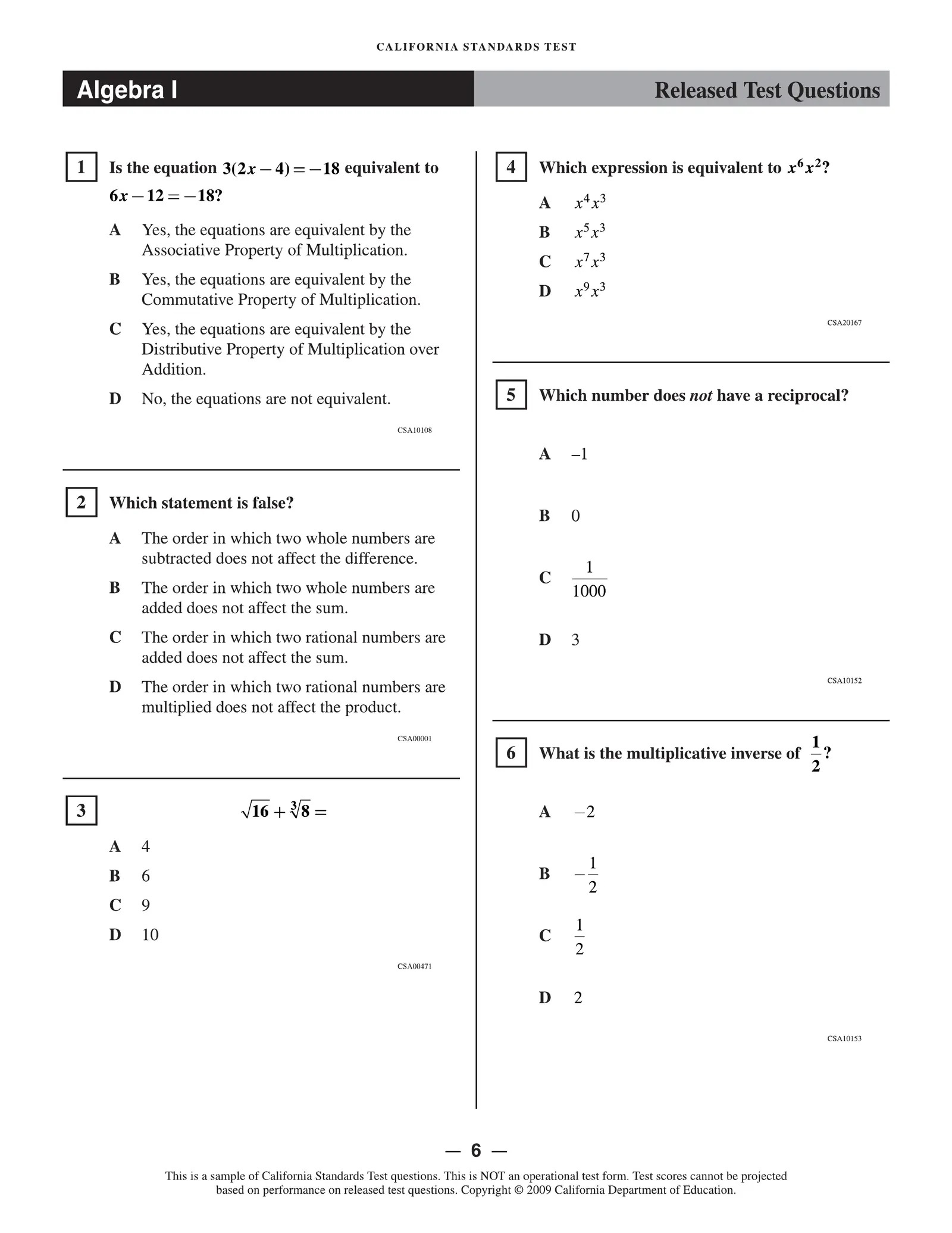 Math Algebra 1 - Final Test Interactive Worksheet – Edform