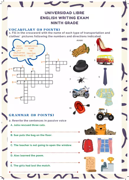english exam interactive worksheet edform